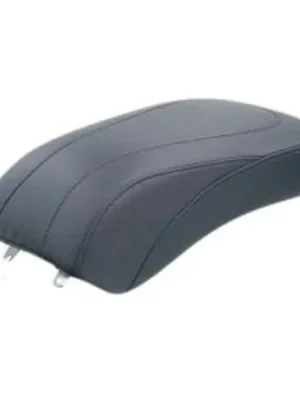Echt Mustang Tripper Sozius Sitz Pad, 7,5", Schwarz, f. Harley-Davidson Softail 84-99