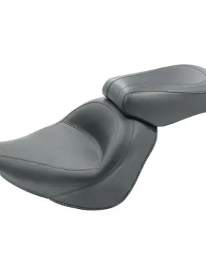 Geprüft Mustang Vintage Sozius Sitz Pad, 8" Schwarz, f. Harley-Davidson Softail 06-17