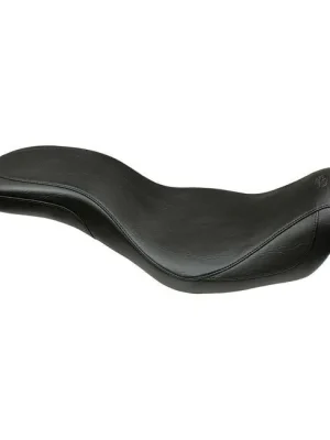 Günstig Mustang Super Tripper Classic Sitzbank Schwarz, f. Harley-Davidson Dyna 06-17