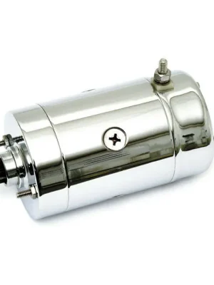 Transpo E-Starter Hitachi Chrom, für Harley-Davidson FL, FXR, XL 67-83 Schnäppchen