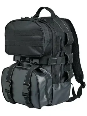 Biltwell Exfil-48, Rucksack, Packtasche, Schwarz, für Harley-Davidson Beliebt