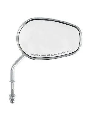 1 Paar Spiegel Riptide, kurzer Arm, Chrom, für Harley-Davidson Saisonangebot