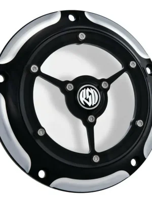 RSD Clarity Derby Cover, Contrast Cut, f. Harley - Davidson Big Twin 1999 - 2017 Sofort Bestellen