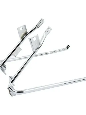 Zertifiziert Kofferträger Support, Chrom für Harley-Davidson Touring 09-13