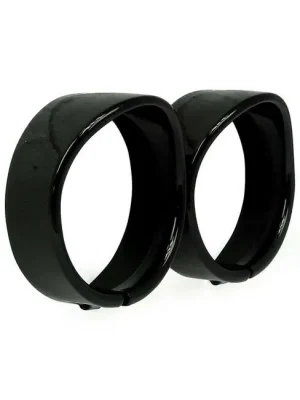Versand Am Gleichen Tag Lampenring Visor Style Schwarz für Harley-Davidson Zusatzscheinwerfer