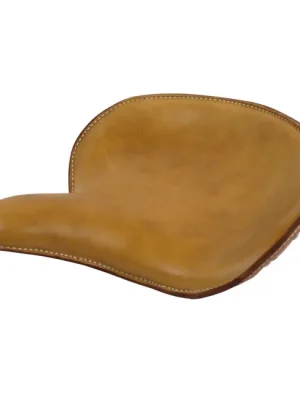 Solo Sitz Bobber WLC Style, Echtleder beige, für Harley - Davidson Letzte Chance