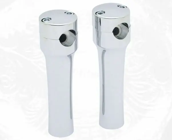 Riser Covington‘s 6" Aluminium, verchromt, für Harley - Davidson Meistverkauft