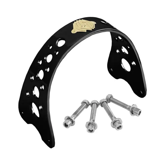 Sichere Zahlung RSD Gabelstabilisator Fork Brace Schwarz f. Harley Davidson mit Wide Glide Gabel