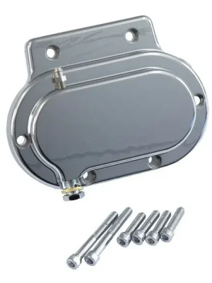 Begrenztes Angebot Getriebedeckel hydraulische Kupplung 9/16, Chrom, für Harley-Davidson BT 87-06