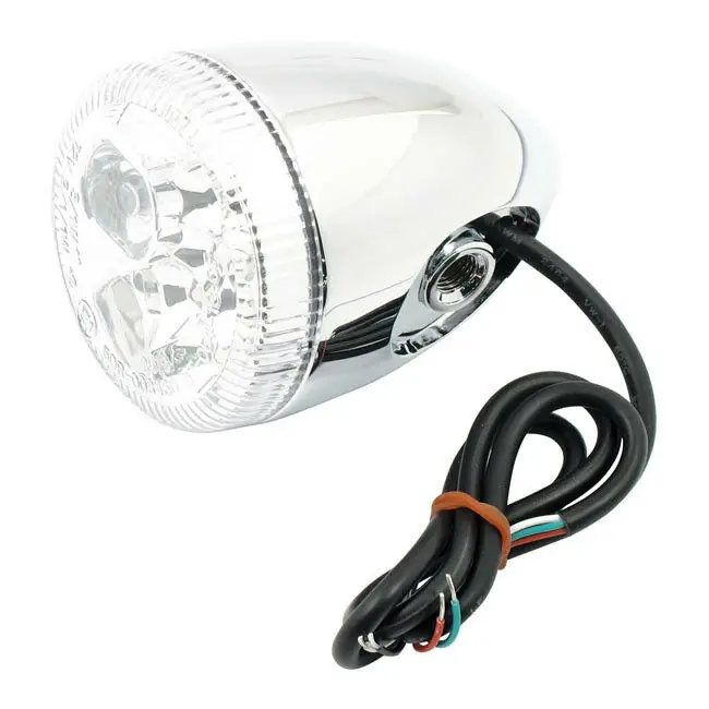 3-1 Blinker Bullet Chrom klare Linse f. Harley-Davidson m. E-Prüfzeichen Direkt Vom Hersteller