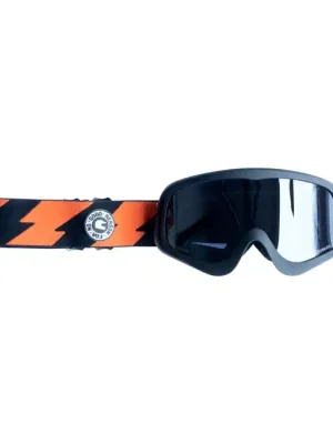Roeg Peruna Goggle, Motorradbrille, getöntes Glas, Schwarz-Orange Markenprodukt