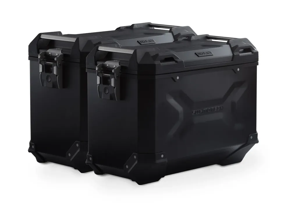 Preisreduziert SW-Motech TRAX ADV Alukoffer-System Silbern. 37/37 l. Suzuki DL 650 (16-).
