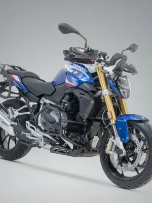 SW-Motech EVO Kofferträger Schwarz. BMW R1200 R/RS (14-18), R1250 R/RS (18-). Letzte Chance