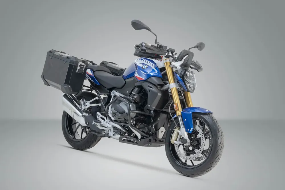 Echt SW-Motech TRAX ADV Alukoffer-System Schwarz. 37/37 l. BMW R 1200 R/RS, R 1250 R/RS.