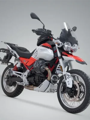 Sonderangebot SW-Motech PRO Seitenträger Schwarz. Moto Guzzi V85 TT / Strada (24-).