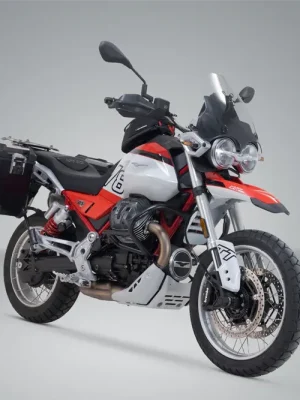 SW-Motech TRAX ADV Alukoffer-System Schwarz. 37/45 l. Moto Guzzi V85 TT/ Strada (24-). Top-Preis