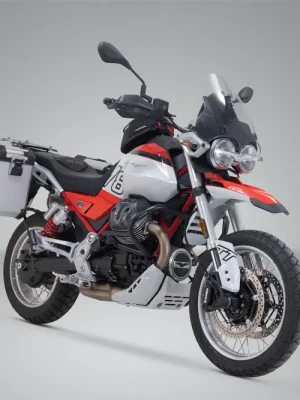 Preisknaller SW-Motech TRAX ADV Alukoffer-System Silbern. 37/45 l. Moto Guzzi V85 TT/ Strada (24-).