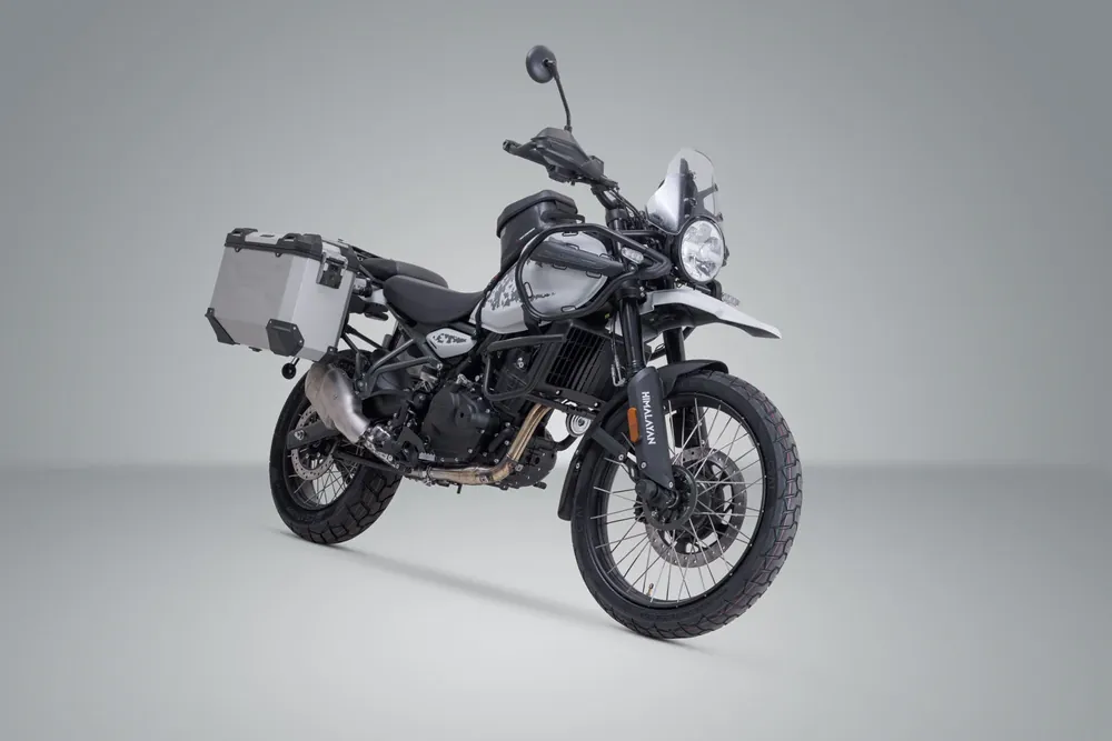 Beliebt SW-Motech TRAX ADV Alukoffer-System Silbern. 37/37 l. Royal Enf. Himalayan 450 (23-).