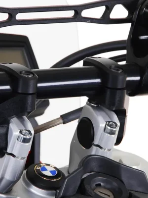 SW-Motech Vario-Lenkerverlegung für Ø 28 mm Lenker Erhöhung/Verlegung variabel. Schwarz. Solange Der Vorrat Reicht
