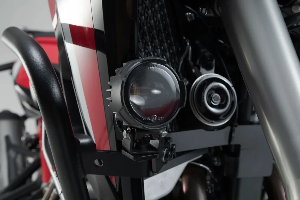 SW-Motech EVO Nebelscheinwerfer-Kit Schwarz. Honda CRF1000L/CRF1100L mit Sturzbügel. Abverkauf