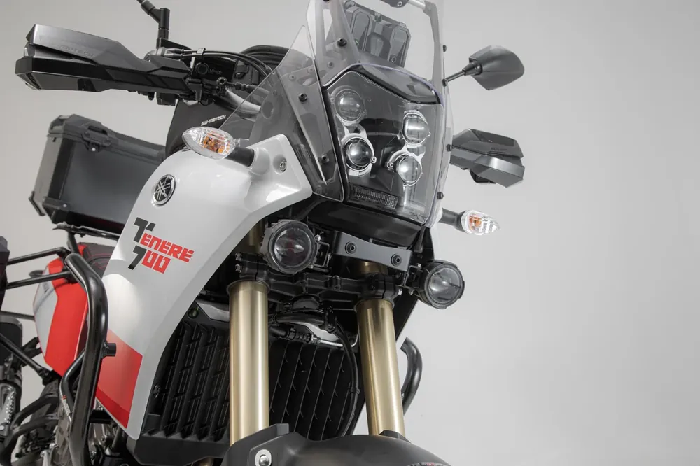 SW-Motech EVO Fernscheinwerfer-Kit Schwarz. Yamaha Ténéré 700 Modelle (19-). Mega-Angebot