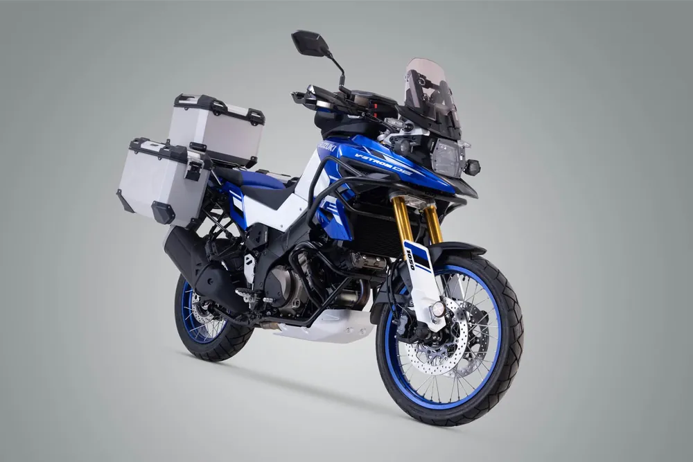 SW-Motech Adventure Set TRAX ADV Silbern. Suzuki V-Strom 1050 / XT (19-). Sichere Zahlung