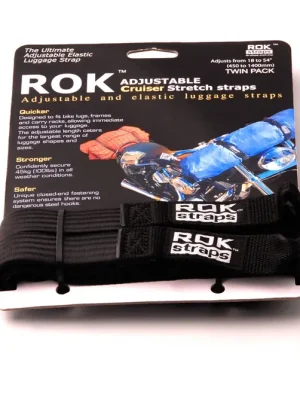 Sale SW-Motech ROK Straps 2 verstellbare Spanngurte. Schwarz. 500-1500 mm.