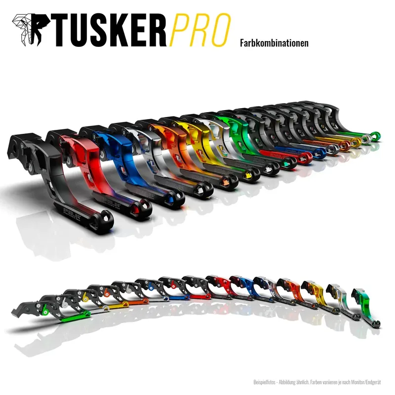 Spiegler Bremstechnik TUSKER PRO Brems- und Kupplungshebel SET mit ABE passend für BMW F 900 R (4R90) - Modelle (2020-2023) Super-Preis