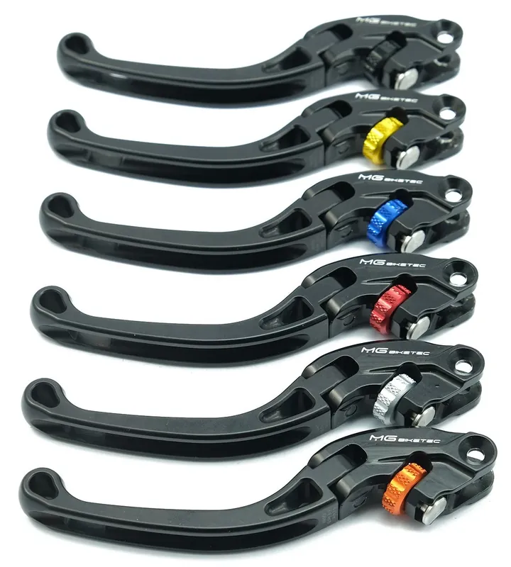 MG Biketec ClubSport Kupplungshebel Einzeln kurz klappbar mit ABE - D - A - CH passend für Aprilia RSV Mille R - Modelle (2000-2002) Sofort Bestellen