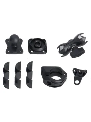 SW-Motech Universal Navi-Kit mit T-Lock Inkl. 2" Klemmarm. Für Lenker/ Spiegelgewinde. Bestseller