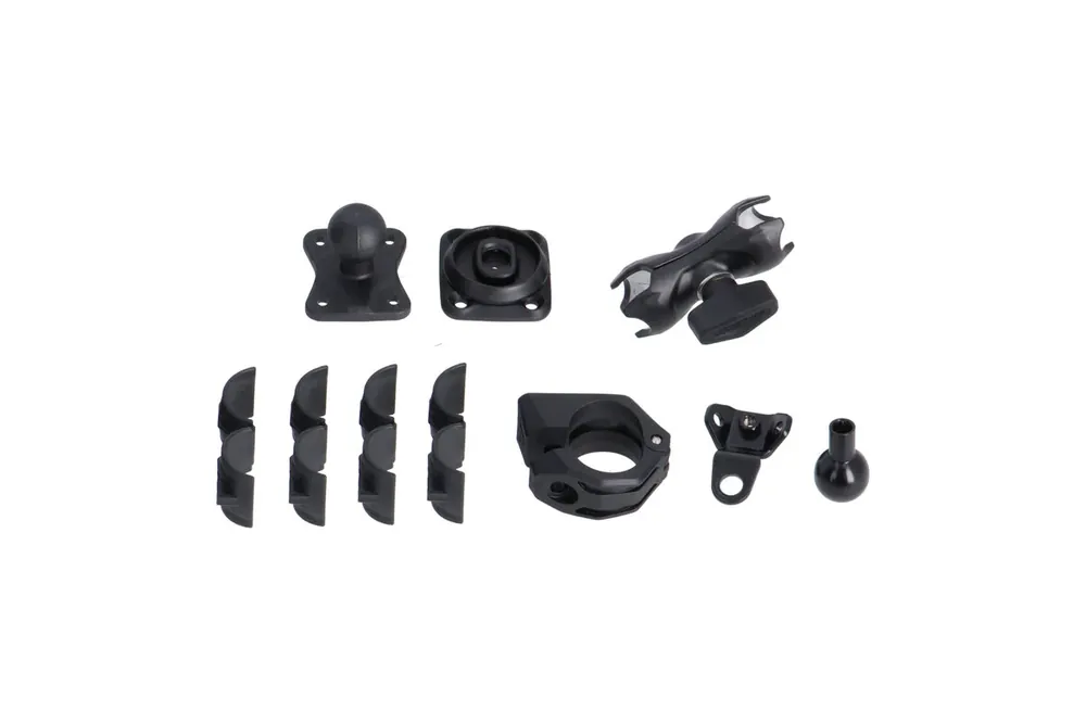 SW-Motech Universal Navi-Kit mit T-Lock Inkl. 2" Klemmarm. Für Lenker/ Spiegelgewinde. Bestseller