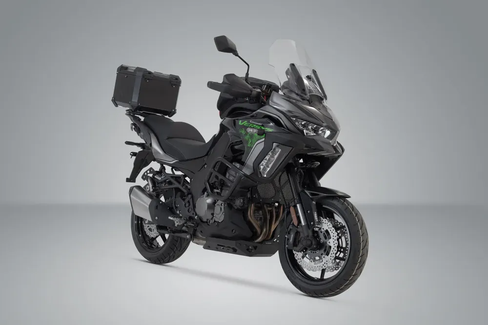 SW-Motech TRAX ADV Topcase-System Schwarz. Kawasaki Versys 1000 (11-) / 1100 (24-). Neue Ware