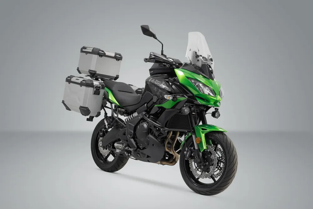 SW-Motech TRAX ADV Topcase-System Silbern. Kawasaki Versys 650 (14-). Markenware