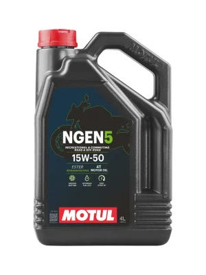 Geprüft Motul NGEN 5 Motoröl 15W-50 4-Takt Halbsynthetik 4L Kanister