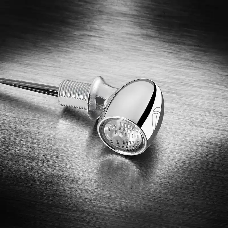 Kellermann Atto® LED Mini Blinker mit ECE chrom klar vorne und hinten beidseitig Kracherpreis