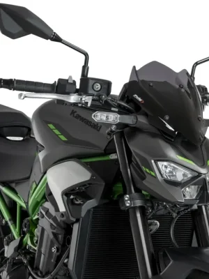 Garantierte Lieferung PUIG New Generation Sport Windschield ABE stark-getönt passend für Kawasaki Z900 / SE - Modelle (2025-2026)
