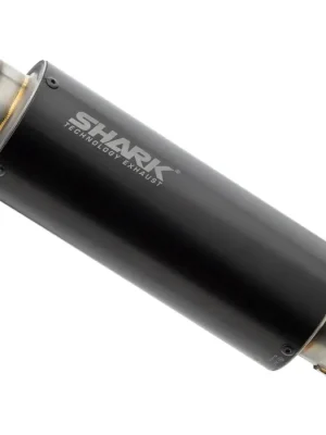 SHARK SRC 4 Slip-On Endschalldämpfer E-Nummer Schwarz Aluminium eloxiert passend für Kawasaki Ninja 1100 SX / SE - Modelle (2025-2026) Online Kaufen