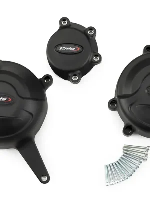 PUIG Motordeckelschoner 3-teilig schwarz passend für Honda CB 500 X - Modelle (2022-2024) Kracherpreis