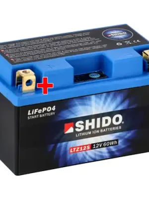 Batterie Shido Lithium LTZ12S / YTZ12S Schneller Versand