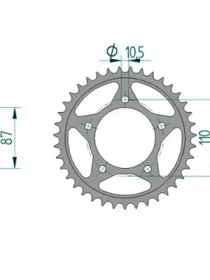 Wochenendangebot Kettenrad C50-Stahl