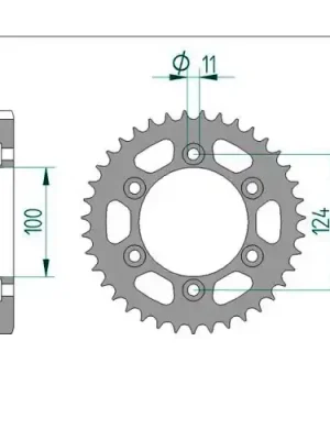 Zertifiziert Kettenrad Stahl