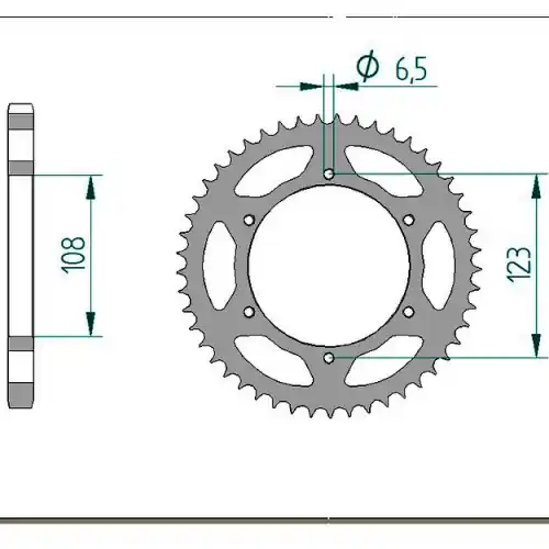 Knallerangebot Kettenrad Stahl