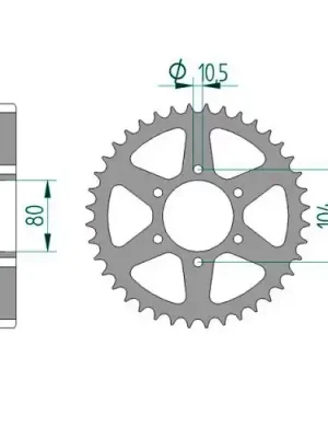 Kettenrad C50-Stahl Sofort Bestellen