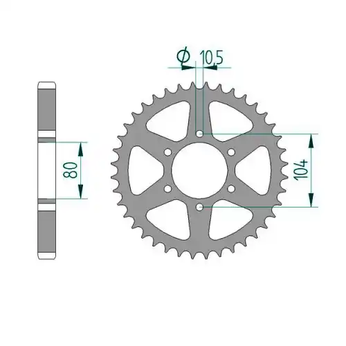 Kettenrad C50-Stahl Sofort Bestellen