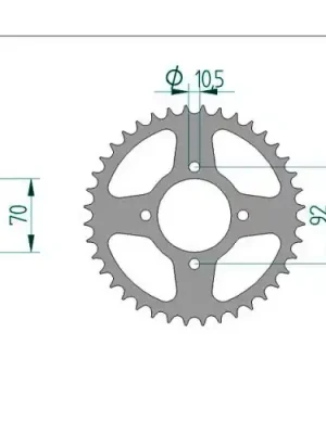 Kettenrad C50-Stahl Jetzt Kaufen