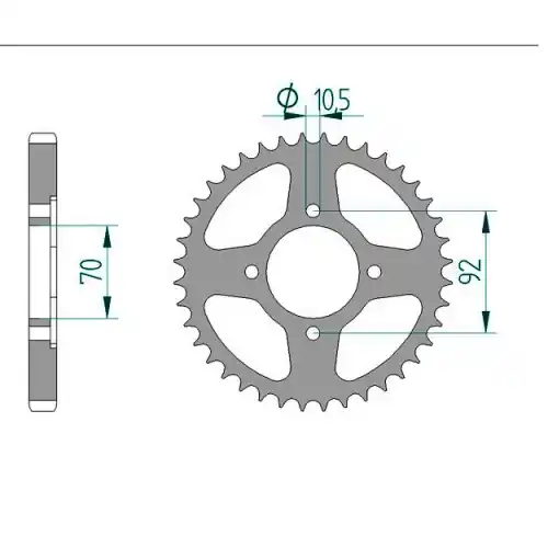 Kettenrad C50-Stahl Jetzt Kaufen