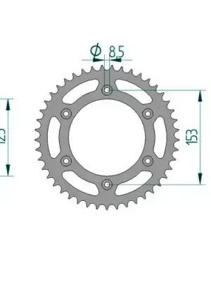 Super-Preis Kettenrad C50-Stahl