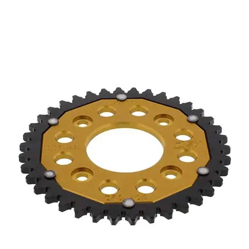 Neu Im Sortiment Kettenrad Stealth ZF Dual ZFD-212 (Gold)