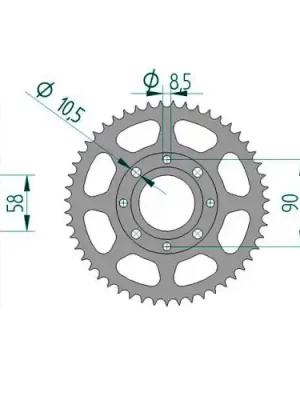 Jetzt Kaufen Kettenrad C50-Stahl