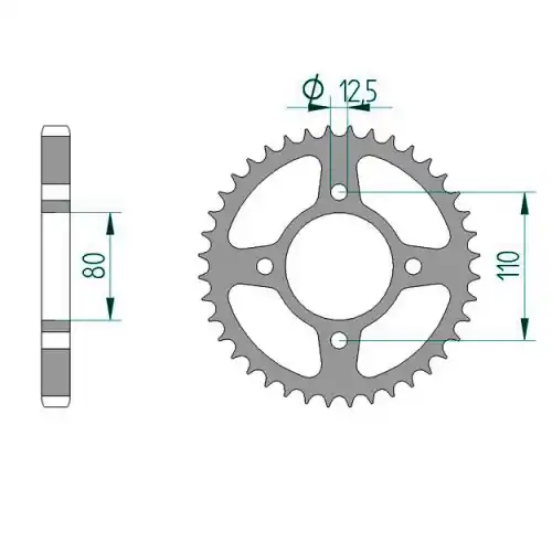 Must-Have Kettenrad C50-Stahl